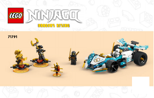 Kullanım kılavuzu Lego set 71791 Ninjago Zanein Ejderha Gücü Spinjitzu Yarış Arabası
