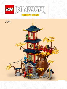 Használati útmutató Lego set 71795 Ninjago A Sárkány Energiamagok temploma