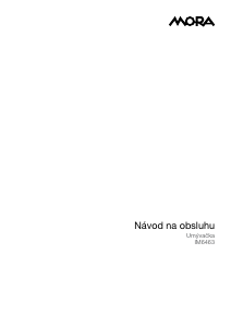 Návod Mora IM 6463 Umývačka riadu