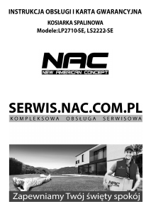 Instrukcja NAC LP2710-SE Kosiarka