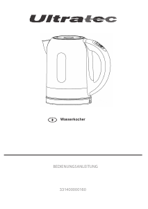 Bedienungsanleitung Ultratec 331400000160 Wasserkocher