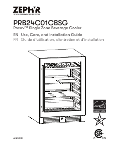 Handleiding Zephyr PRB24C01CBSG Koelkast