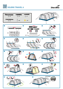 Руководство Skandika Vejers Travel 2 Палатка