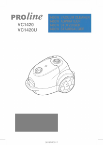 Mode d’emploi Proline VC1420U Aspirateur
