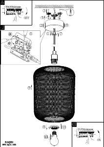 Bruksanvisning Eglo 43331 Lampa