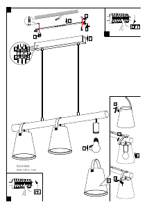 Bruksanvisning Eglo 43636 Lampa