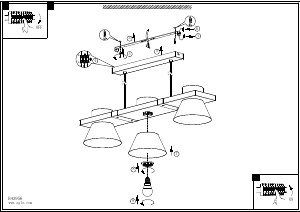 Bruksanvisning Eglo 43956 Lampa