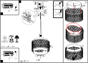 説明書 Eglo 43981 ランプ
