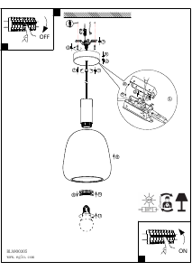 Bruksanvisning Eglo 900305 Lampa