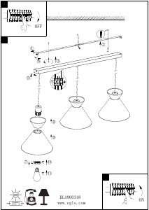 Bruksanvisning Eglo 900348 Lampa