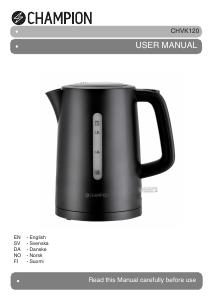 Manual Champion CHVK120 Kettle