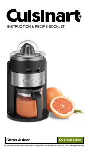 Handleiding Cuisinart CCJ-900P1 Citruspers