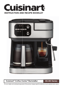 Manual Cuisinart SS-4N1 Coffee Machine