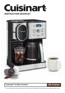 Manual Cuisinart SS-16 Coffee Machine