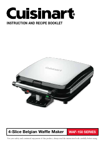 Manual de uso Cuisinart WAF-150P1 Gofrera