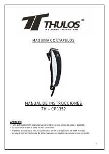 Manual Thulos TH-CP1352 Hair Clipper
