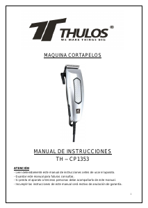 Handleiding Thulos TH-CP1353 Tondeuse