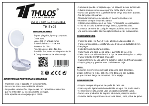 Manual de uso Thulos TH-BY05 Espejo