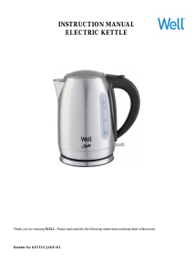 Manual Well KETTLE-JADE-WL Kettle