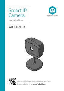 كتيب Nedis WIFICI07CBK كاميرا IP