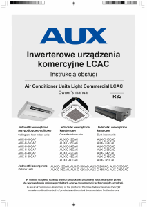 Instrukcja AUX AUX-C-42CAD Klimatyzator