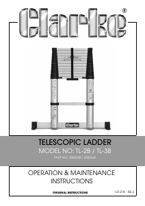Handleiding Clarke TL 3B Ladder