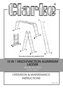 Manual Clarke FPL 3 Ladder