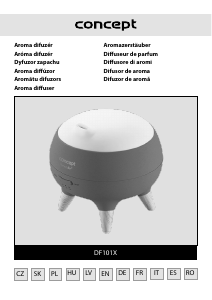 Manual de uso Concept DF1011 Difusor de aroma