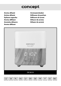 Manual de uso Concept DF2011 Difusor de aroma