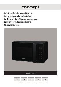 Manuál Concept MT4520BC Mikrovlnná trouba