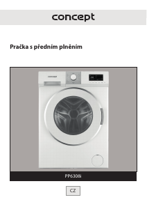 Rokasgrāmata Concept PP6308I Veļas mašīna