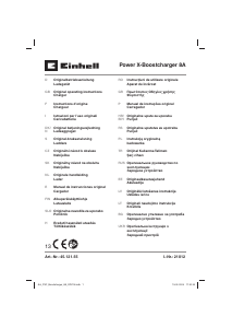 Használati útmutató Einhell Power X-Boostcharger 8A Akkumulátortöltő