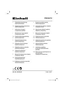 Manuale Einhell PRESSITO Compressore