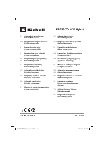 Manual de uso Einhell PRESSITO 18/25 Hybrid Compresor
