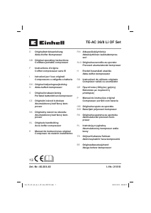 Manuale Einhell TE-AC 36/8 Li OF Set Compressore