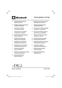 Bruksanvisning Einhell TE-AC 36/6/8 Li OF Set Kompressor