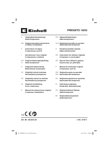 Manual Einhell PRESSITO 18/25 Compresor