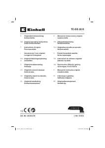 Manual Einhell TC-DS 20 E Şlefuitor delta