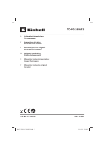 Handleiding Einhell TC-PG 25/1/E5 Generator