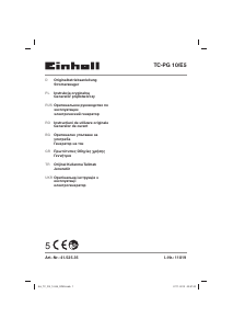 Manual Einhell TC-PG 10/E5 Generator