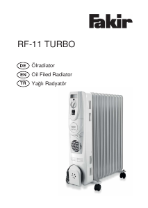 Handleiding Fakir RF-11 Turbo Kachel