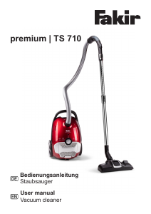 Bedienungsanleitung Fakir TS 710 Premium Staubsauger