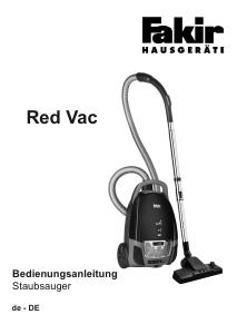 Manual Fakir TS 120 Red Vac Vacuum Cleaner