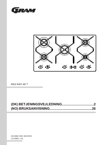 Brugsanvisning Gram KKG 9401-90 T Kogesektion