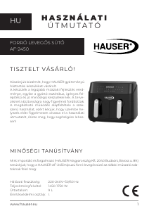Használati útmutató Hauser AF-2450 Olajsütő