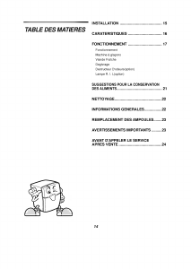 Mode d’emploi LG GR-332SBI Réfrigérateur combiné