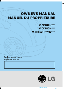 Manual LG V-CC162HTQB Vacuum Cleaner