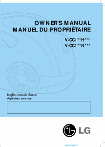 Manual LG V-CC180HTR Vacuum Cleaner
