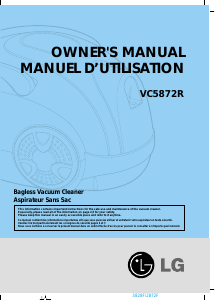 Manual LG VC5872R Vacuum Cleaner