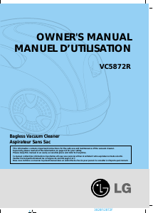 Mode d’emploi LG VC5872R Aspirateur